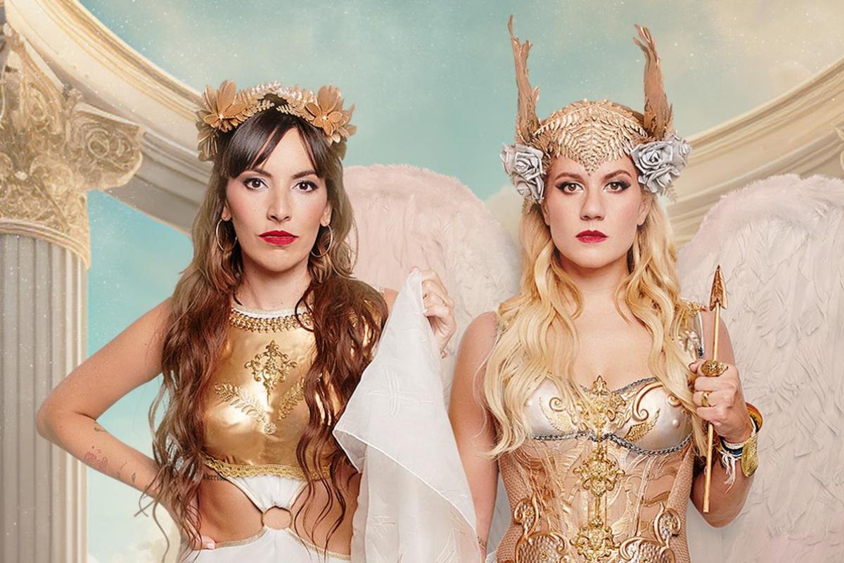 Judith Tiral y Henar Álvarez, creadoras del podcast 'El Olimpo de las Diosas'.