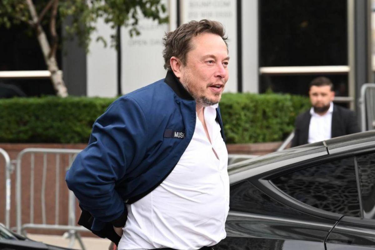 Elon Musk, dirigiéndose a su encuentro con el presidente turco en Nueva York el 17 de septiembre.
