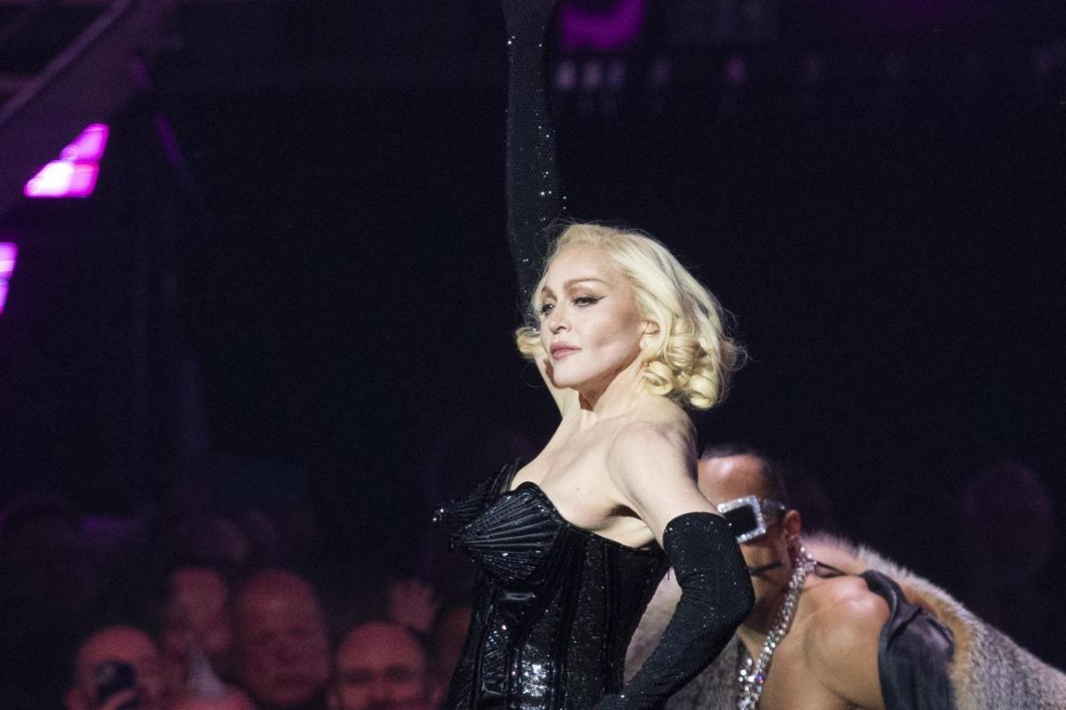 Madonna, durante el 'Celebration Tour' en Londres.