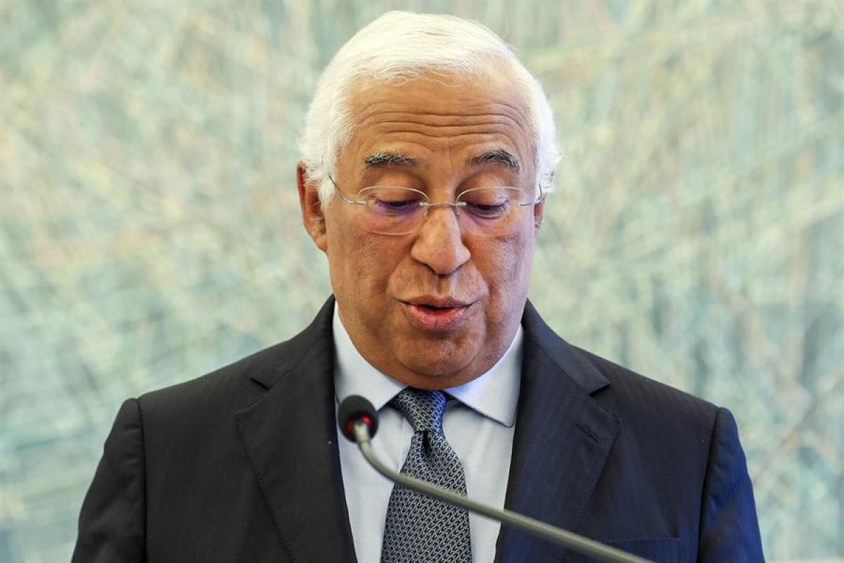 António Costa, en su anuncio de dimisión