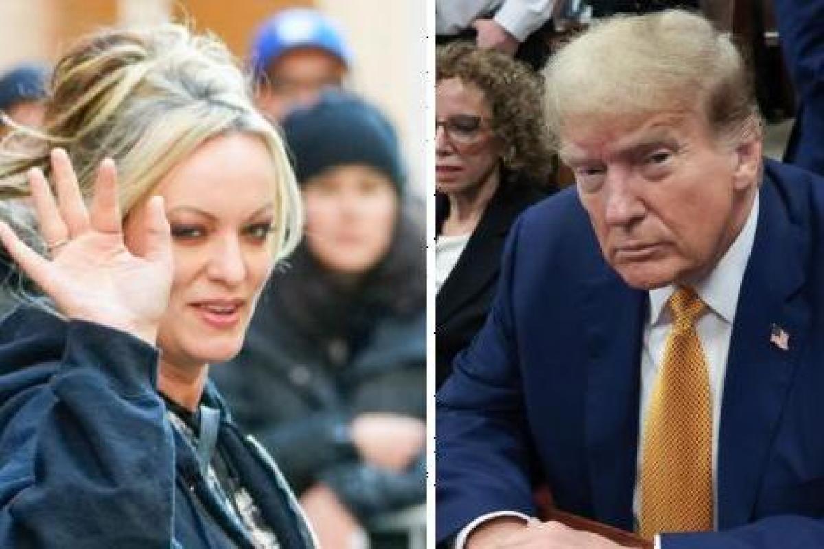 Stormy Daniels y Donald Trump
