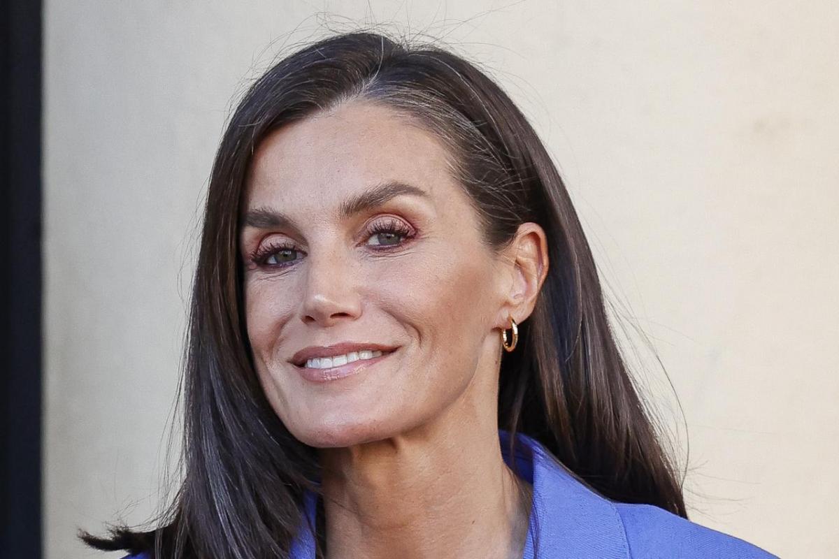 La reina Letizia, fotografiada en Madrid este jueves 23 de mayo, al asistir al estreno del documental 'La ciencia de las mujeres de África'.