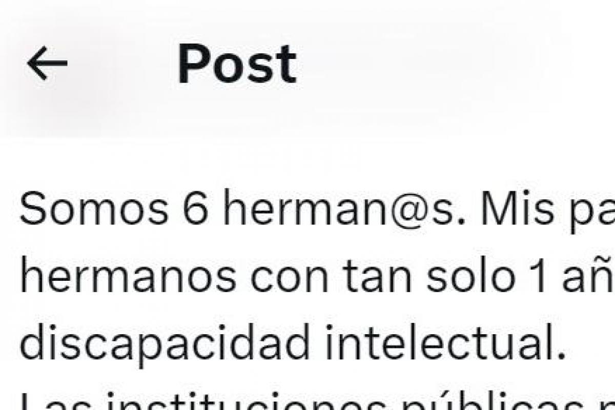 El mensaje compartido en X por @jcggutierrez78