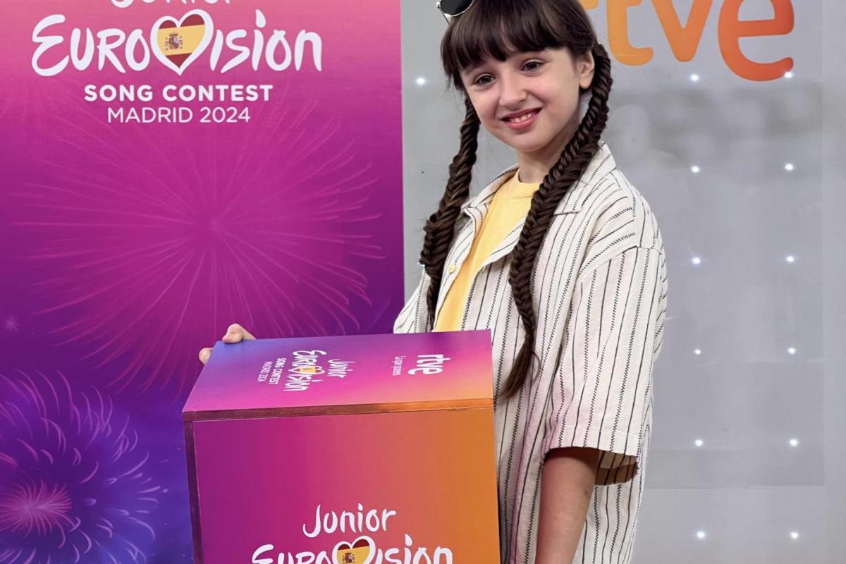 Chloe DelaRosa ha sido presentada este jueves como la candidata de Eurovision Junior.