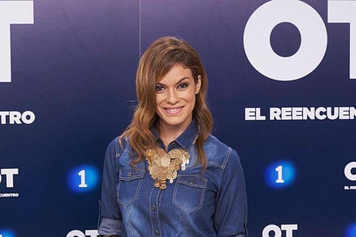 La cantante Geno, en el reencuentro de OT en 2016.