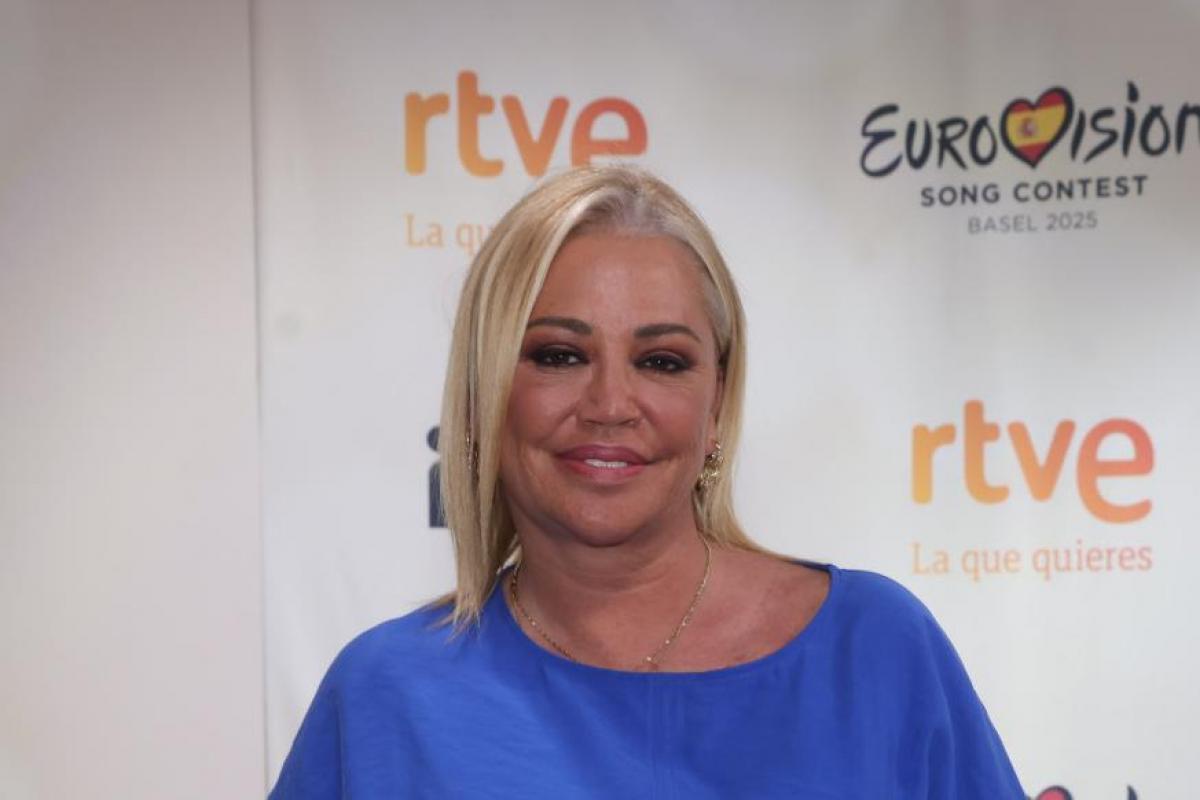 Belén Esteban, en la Fiesta de la Primavera de RTVE el 7 de mayo de 2025.