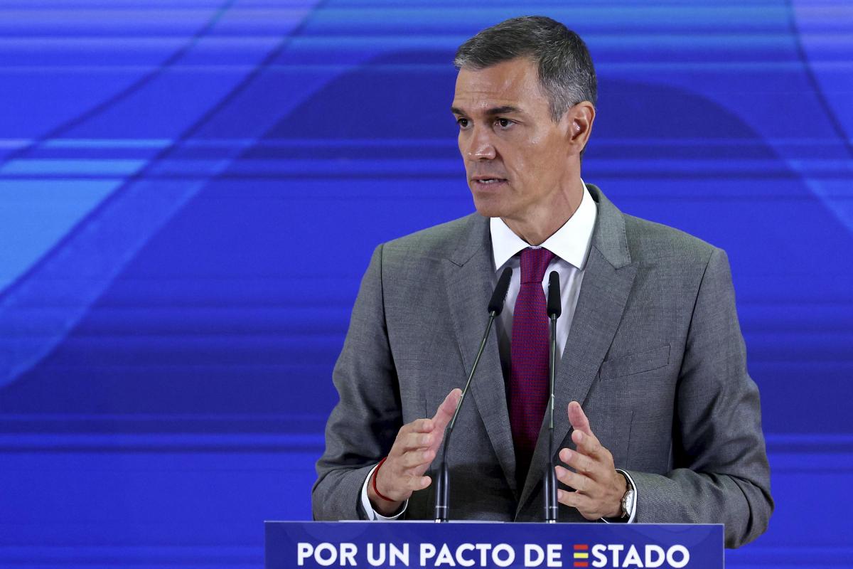 El presidente del Gobierno, Pedro Sánchez.