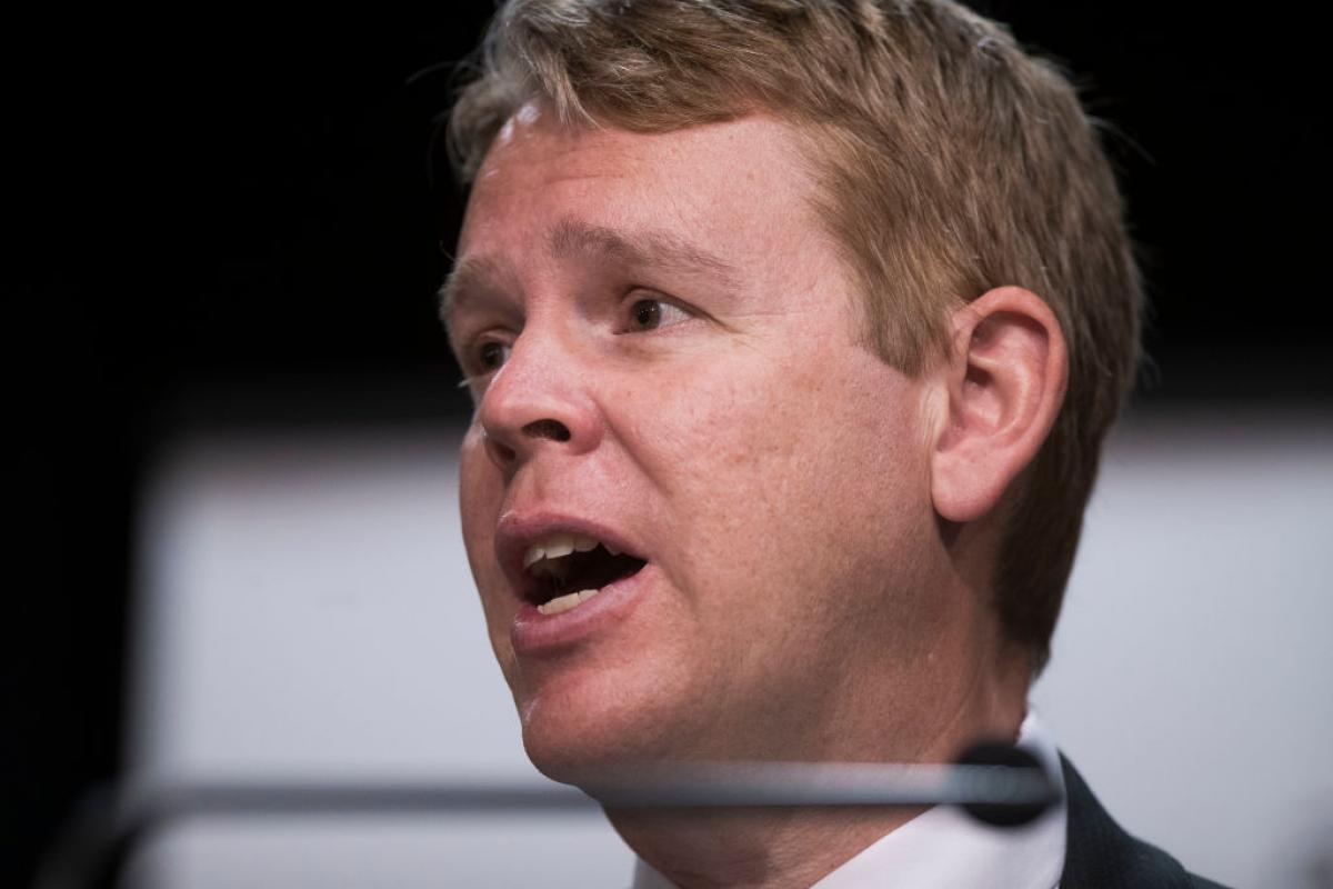 Chris Hipkins, en una intervención