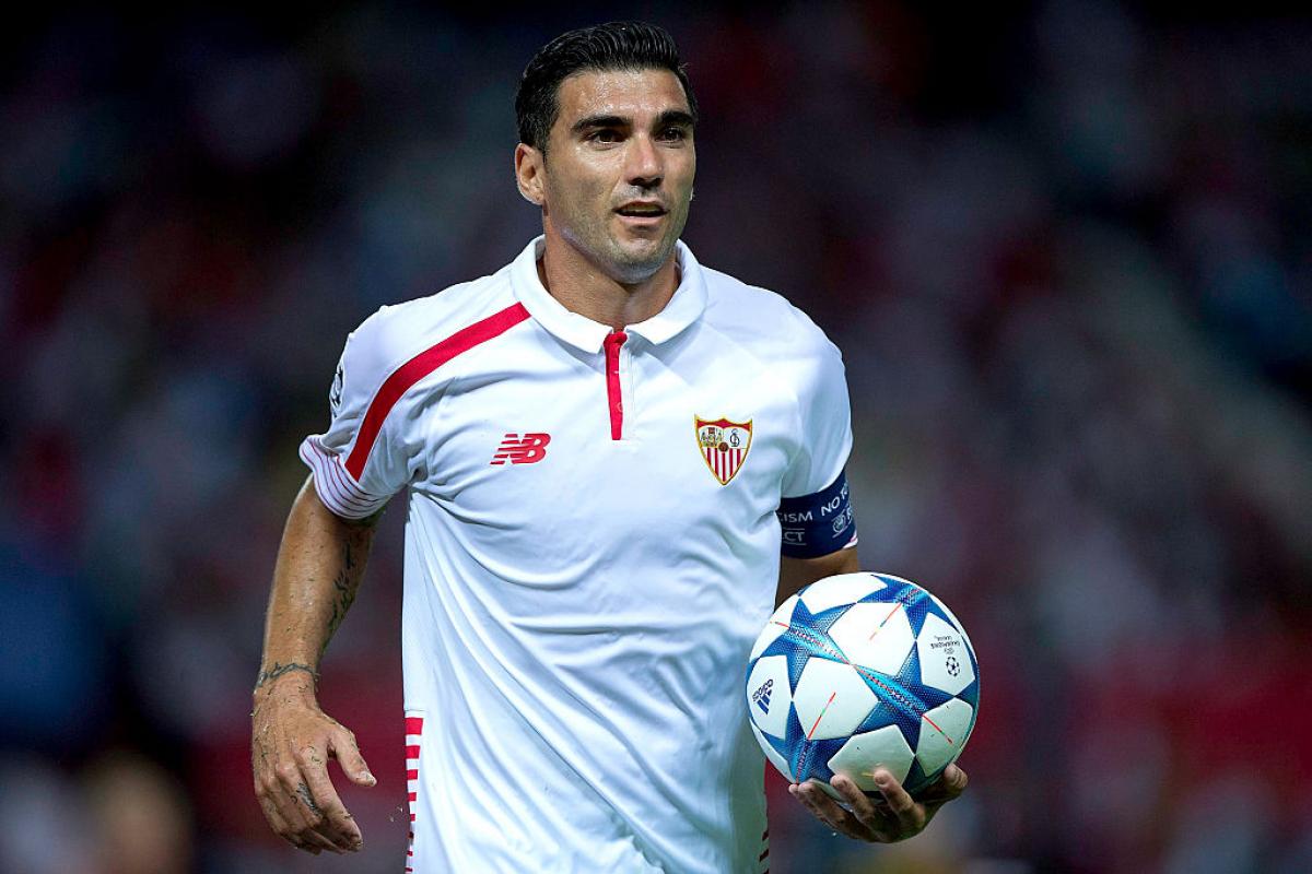 Jose Antonio Reyes, en una imagen de archivo con el Sevilla.