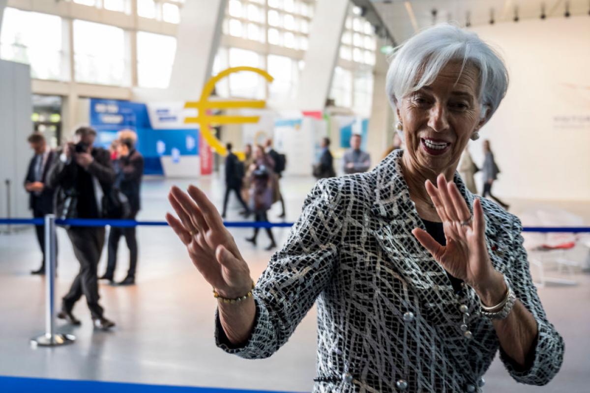 La presidenta del BCE, Christine Lagarde, en una imagen de archivo.