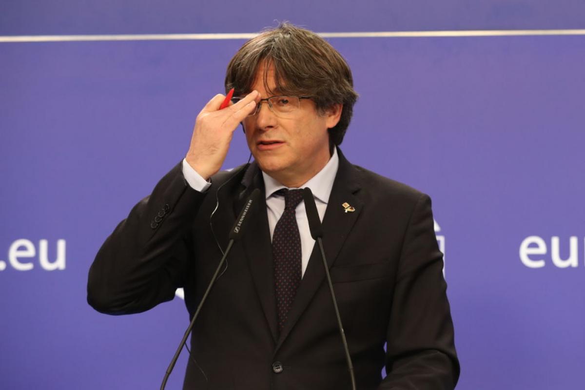 Carles Puigdemont, en el Parlamento Europeo