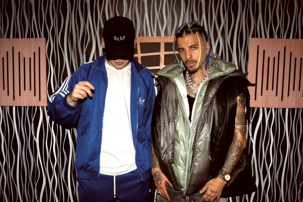 Bizarrap y Rauw Alejandro en la imagen promocional de su colaboración