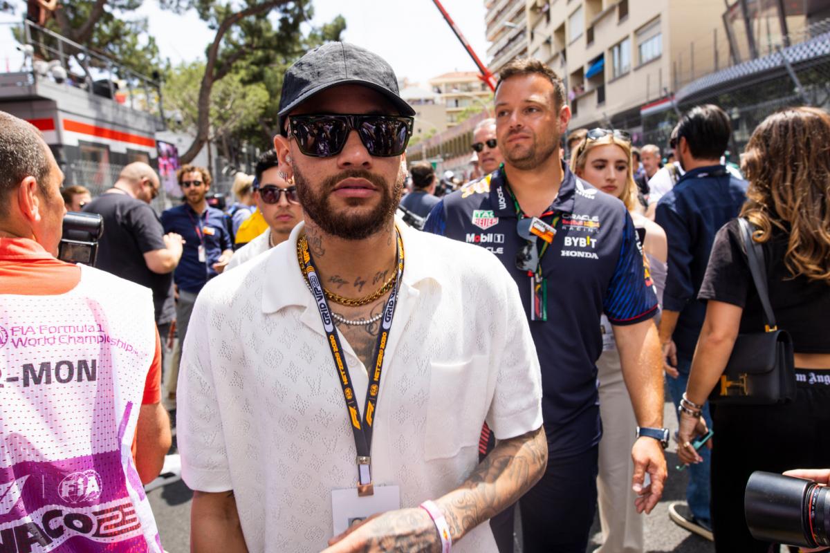 Neymar, en el Grand Prix de Monaco 2023.