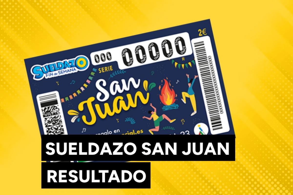 Resultado del Sueldazo de la ONCE de San Juan 2023