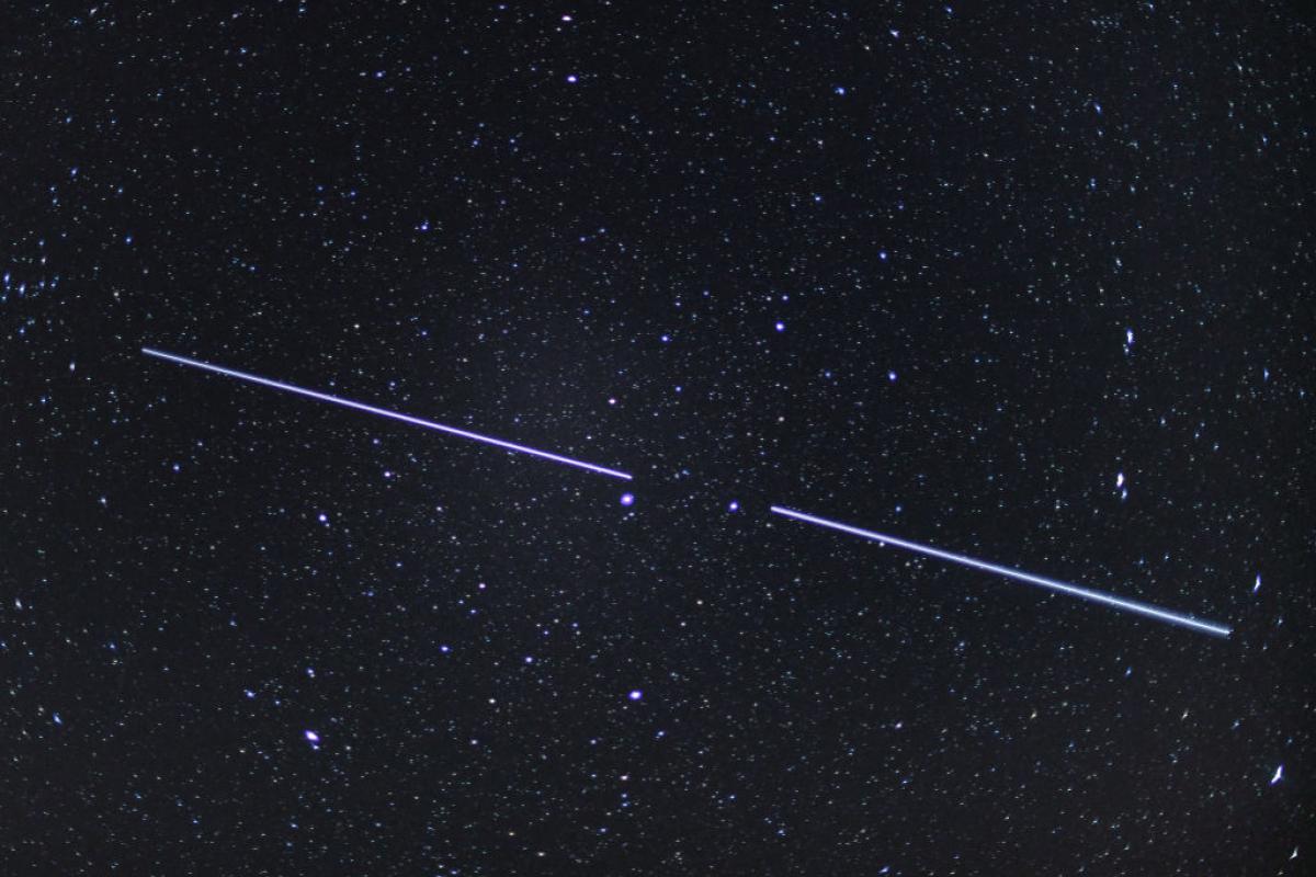 Foto de archivo del satélite Starlink.