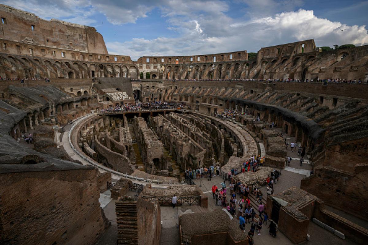 Foto de archivo del Coliseo de Roma.