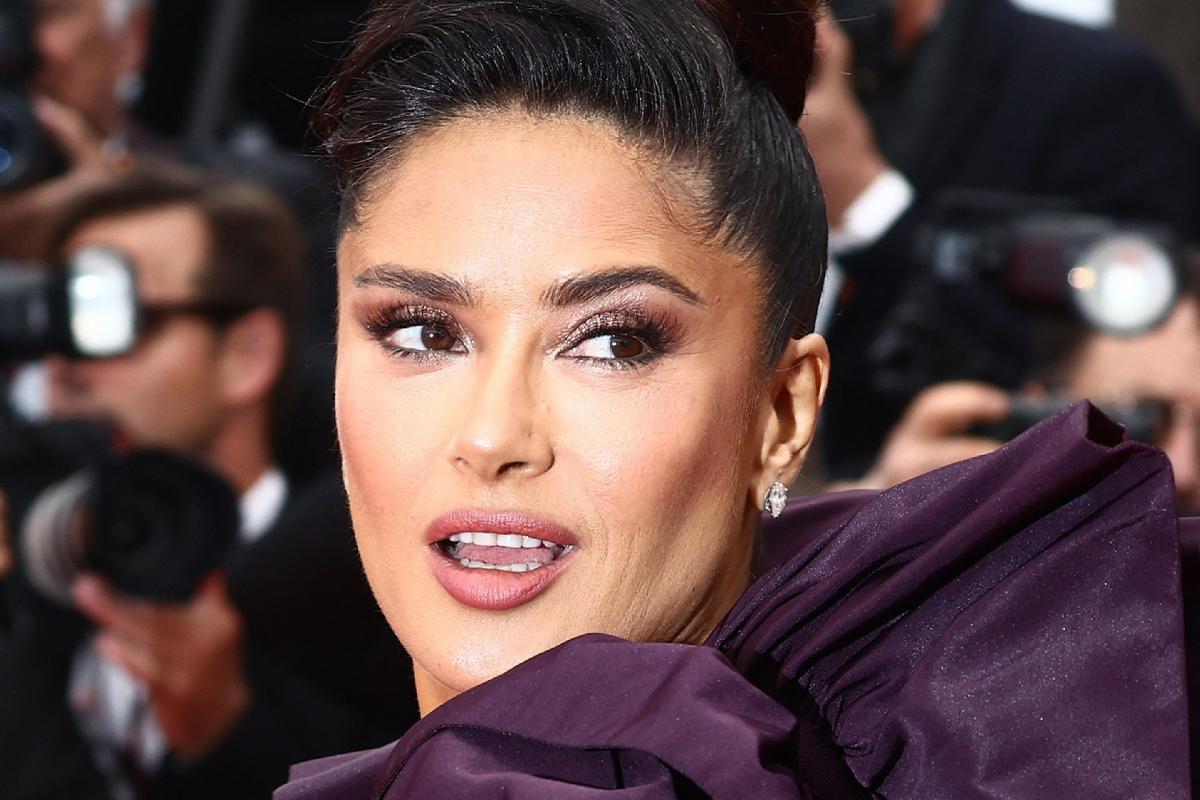 La actriz Salma Hayek en Cannes 2023.