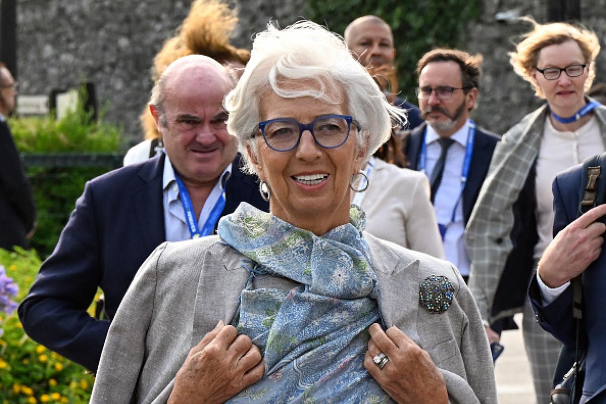 La presidenta del BCE, Christine Lagarde.