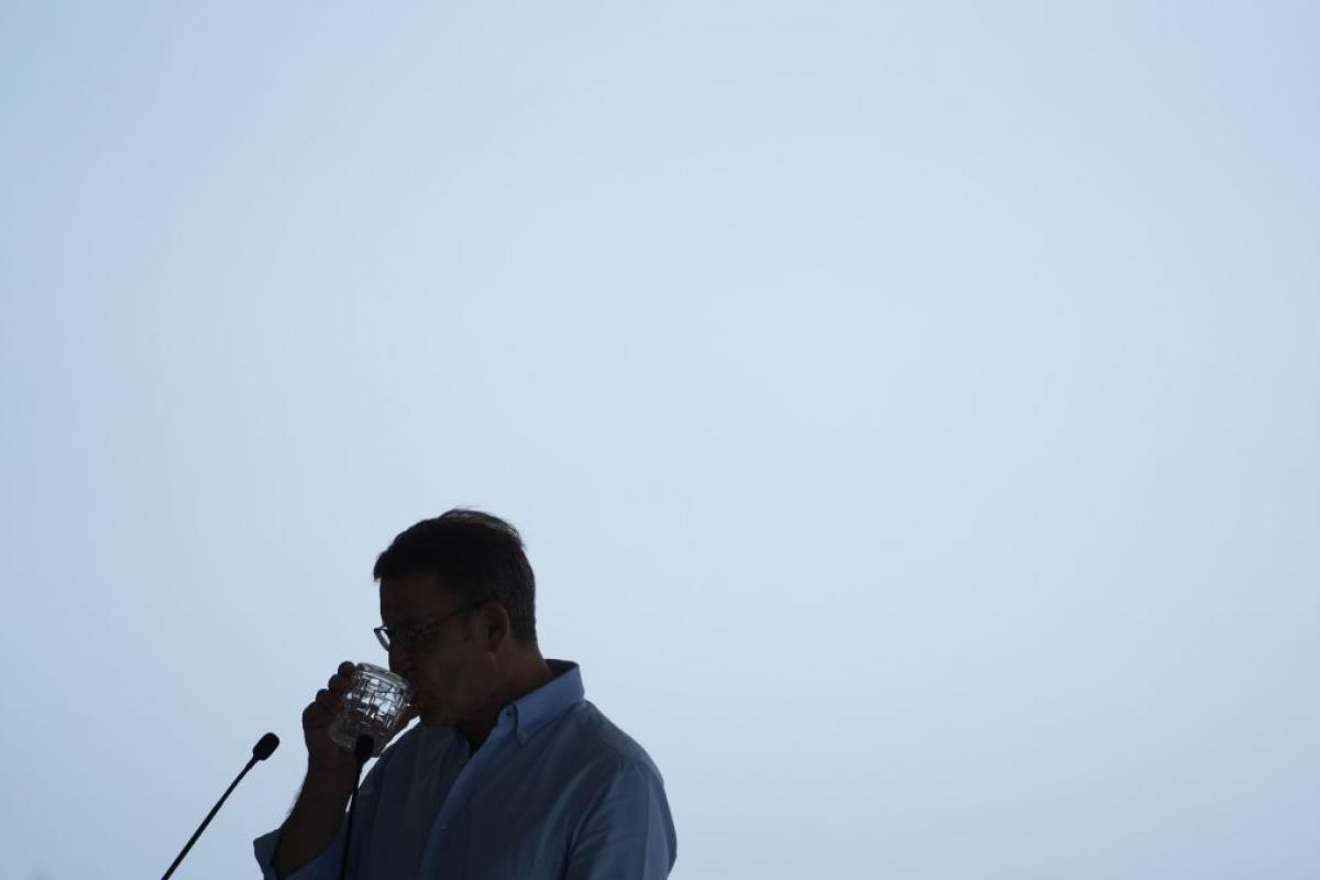 Alberto Núñez Feijóo el 27 de junio en Valencia.