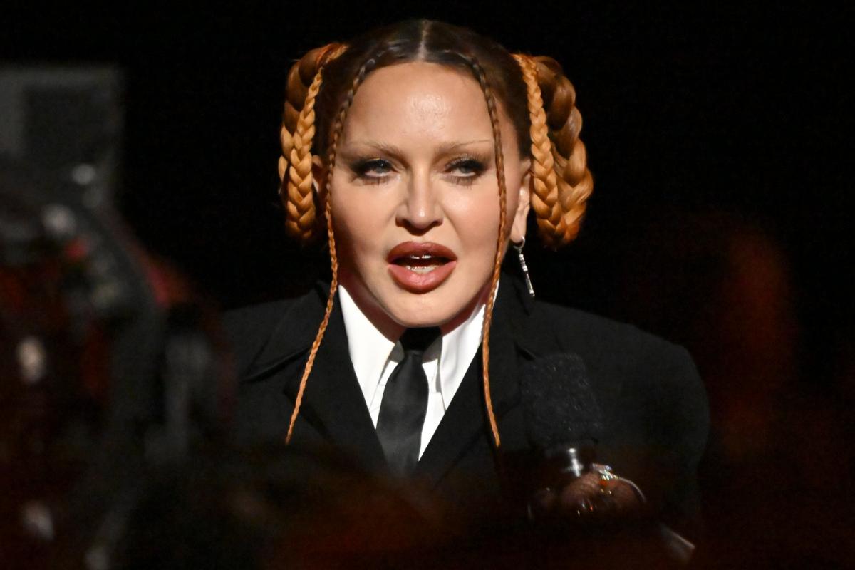 Madonna, en los Grammy 2023.