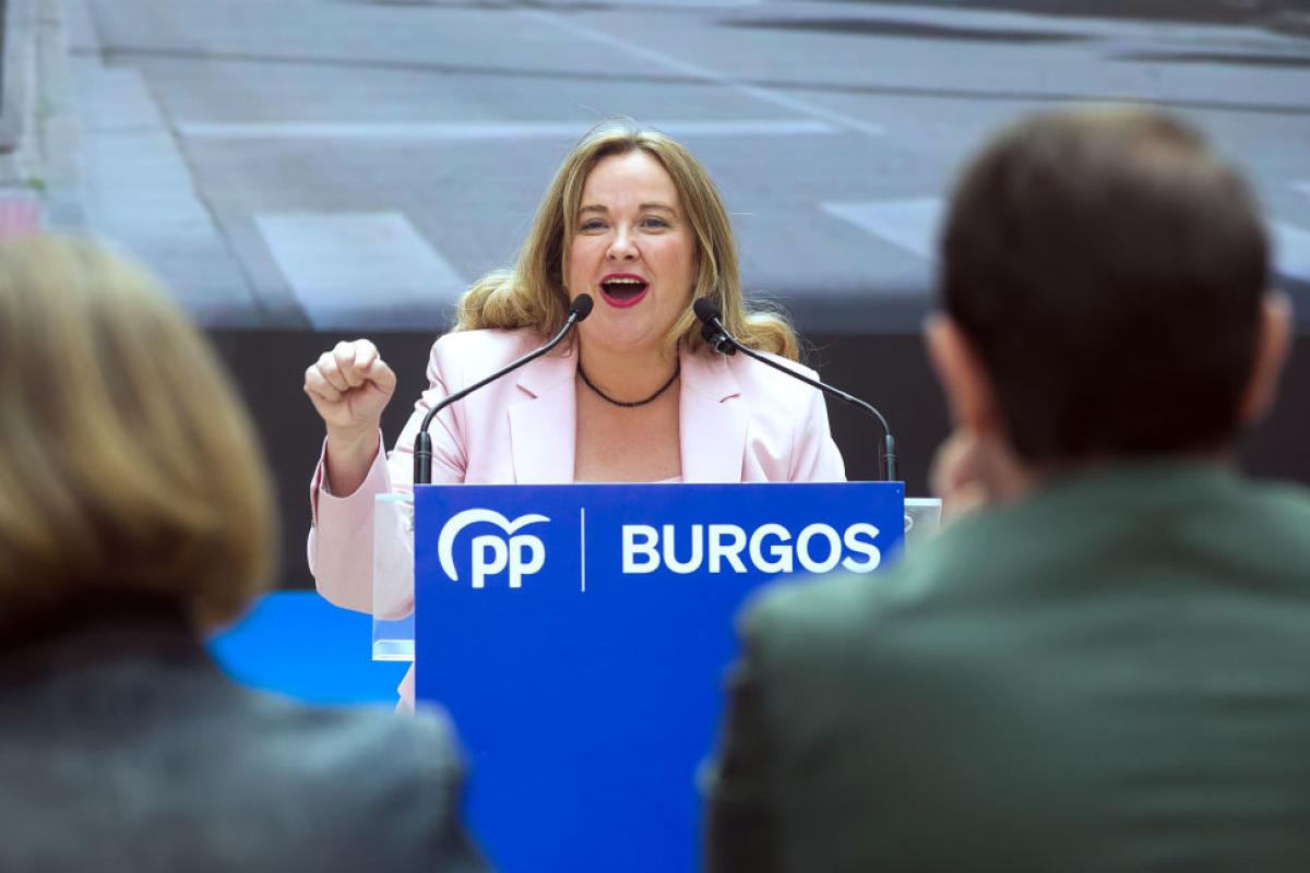 Cristina Ayala (PP), alcaldesa de Burgos, en una imagen de archivo.
