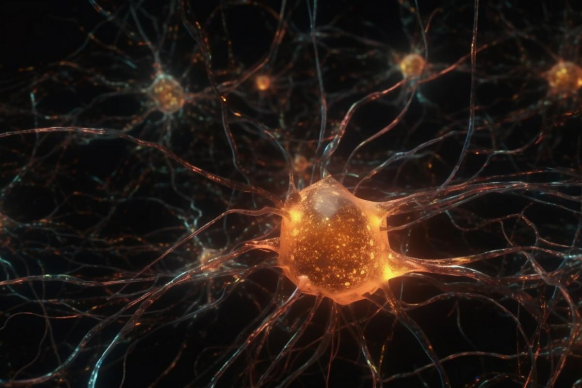 Imagen de una neurona.