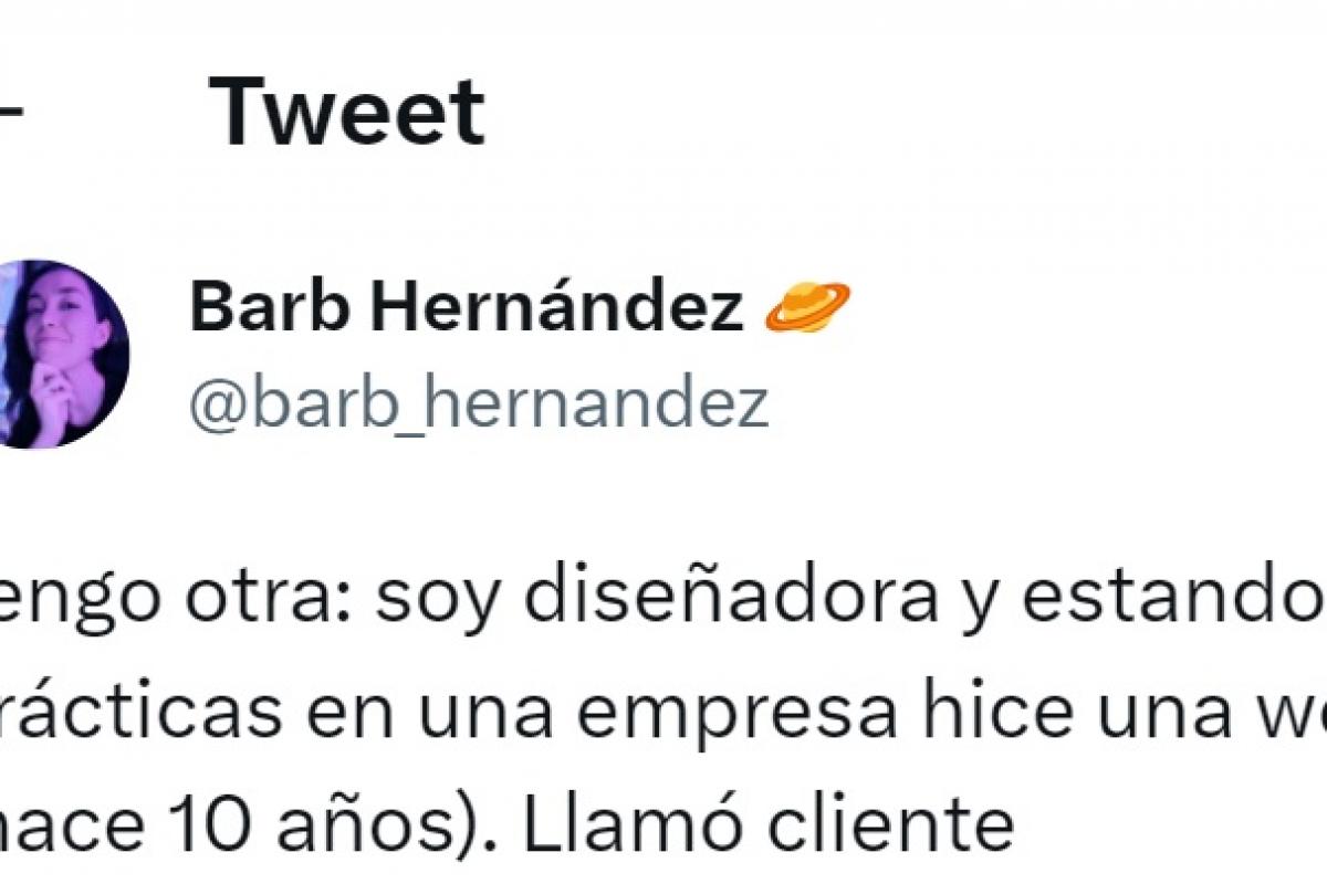 El tuit de @barb_hernandez