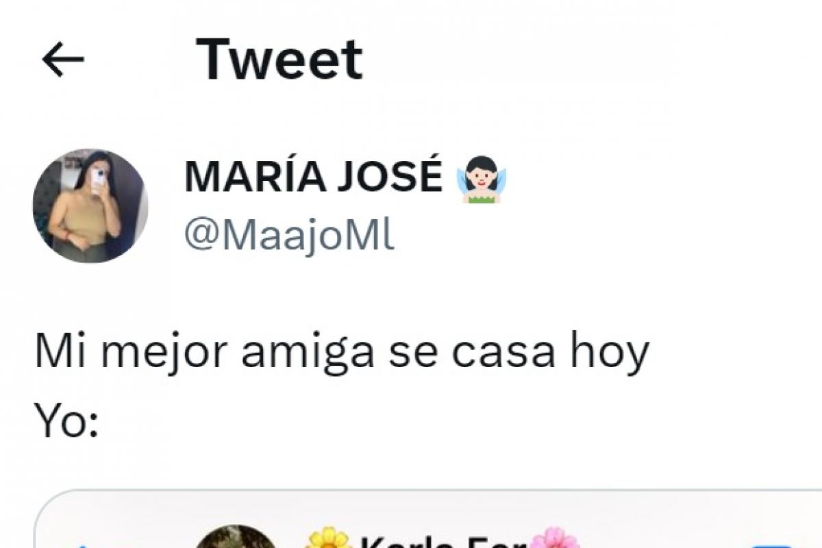 El tuit de María José