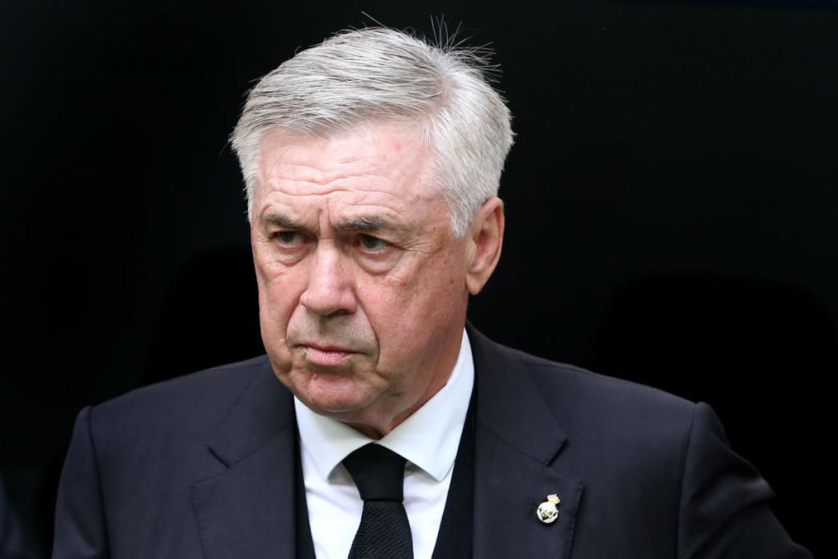 Carlo Ancelotti, entrenador del Real Madrid, durante un partido de la temporada pasada.