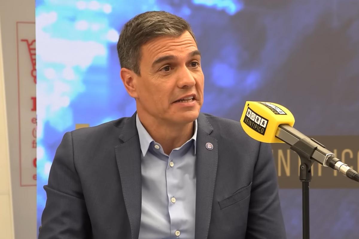 Pedro Sánchez, en 'Hora Veintipico'