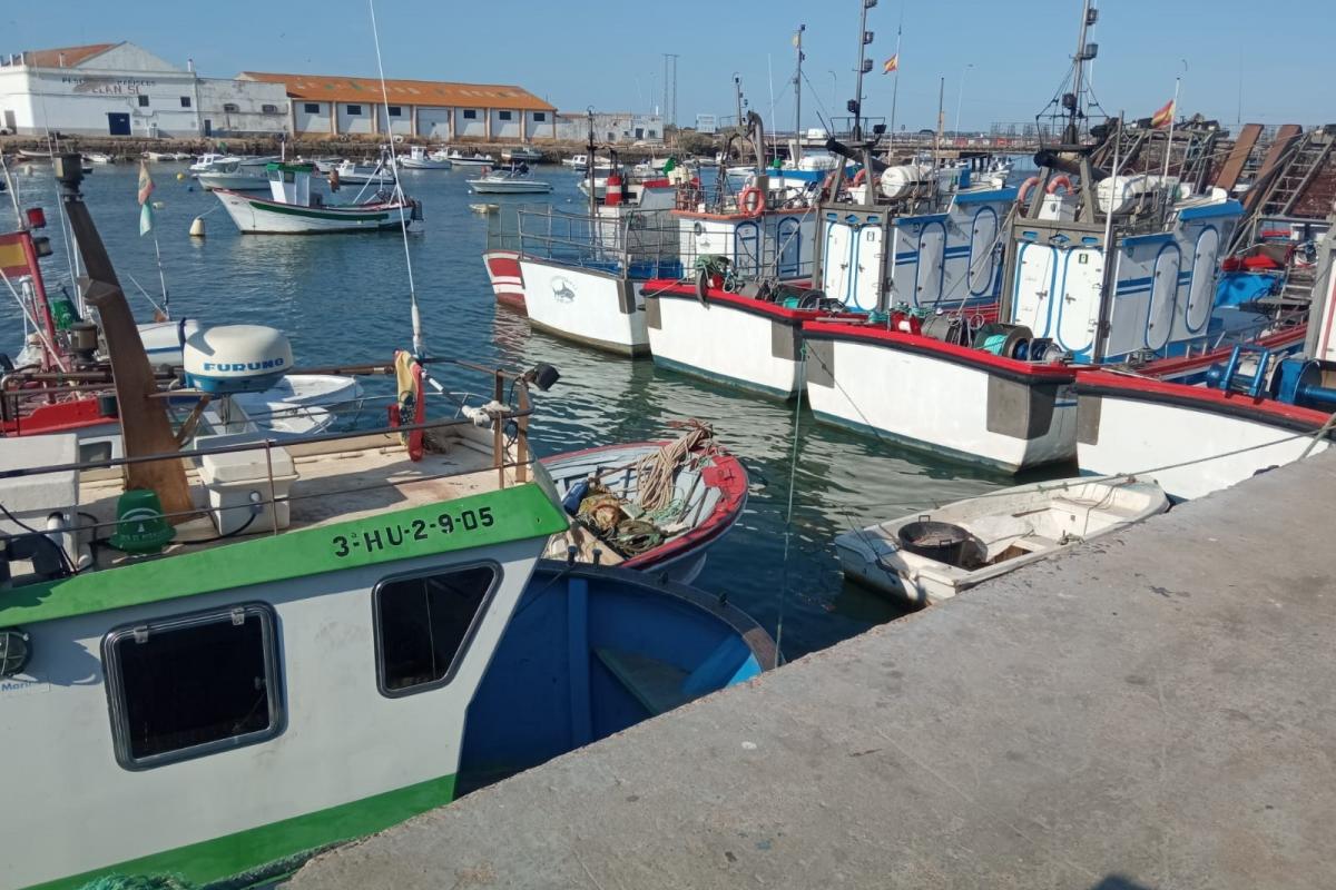 Barcos amarrados en el puerto de Punta del Moral (Huelva), en una imagen de archivo