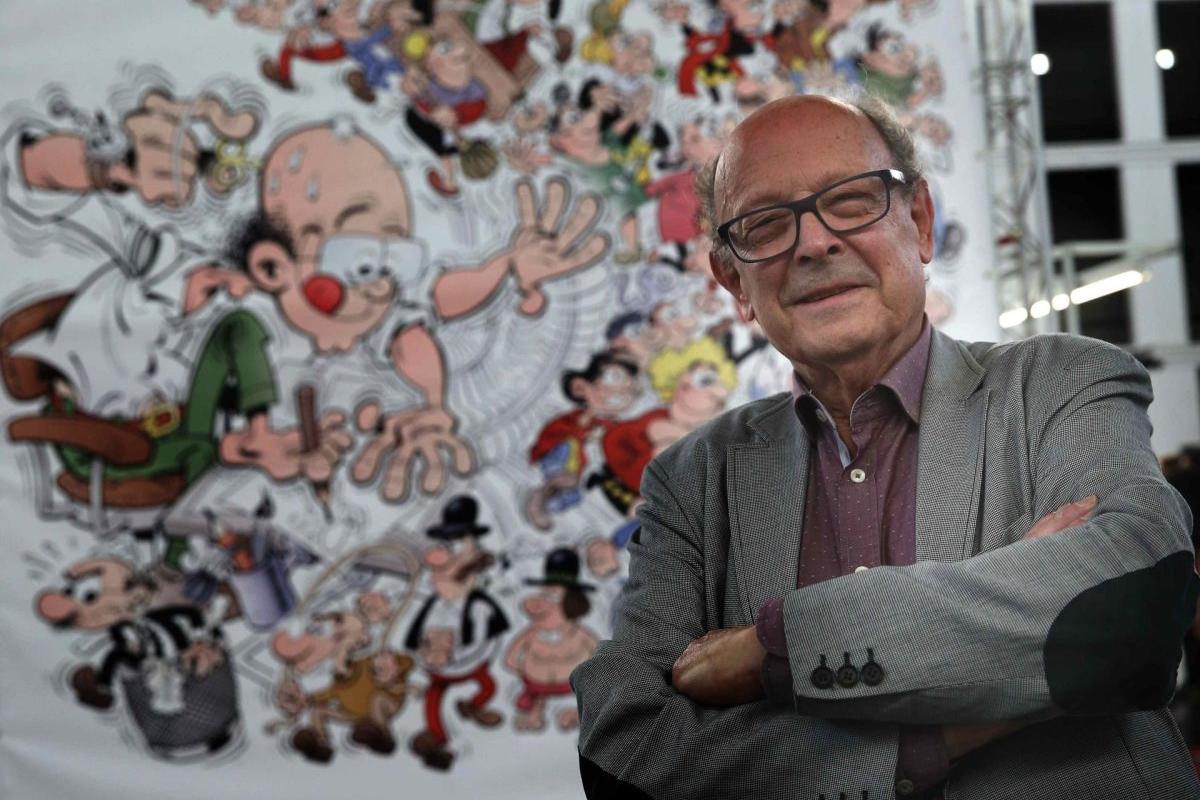 El dibujante e historietista Francisco Ibañez.