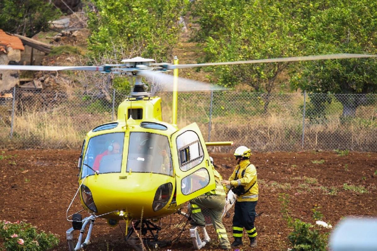 El incendio forestal de La Palma