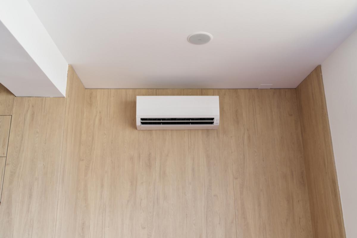 Un aire acondicionado en una imagen de archivo.