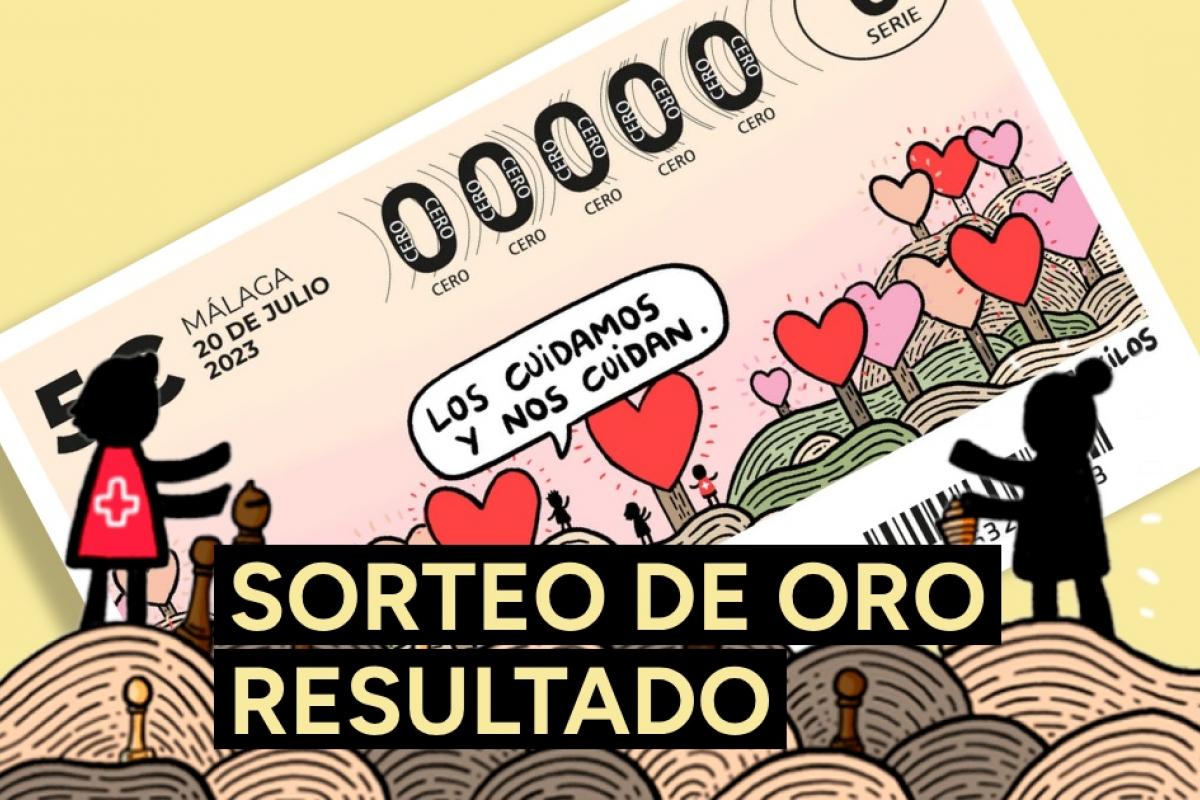 Resultados del Sorteo de Oro de la Cruz Roja 2023