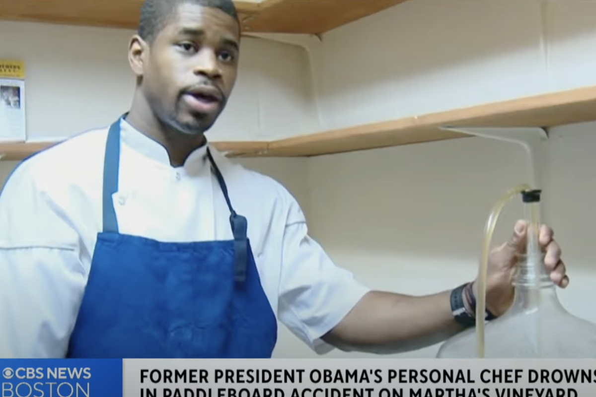 Tafari Campbell, en unas imágenes de la Casa Blanca.