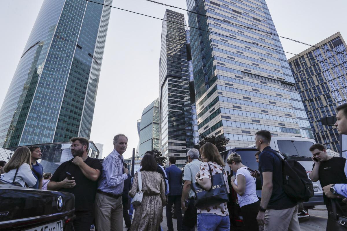 Ataque con drones al centro financiero de Moscú.