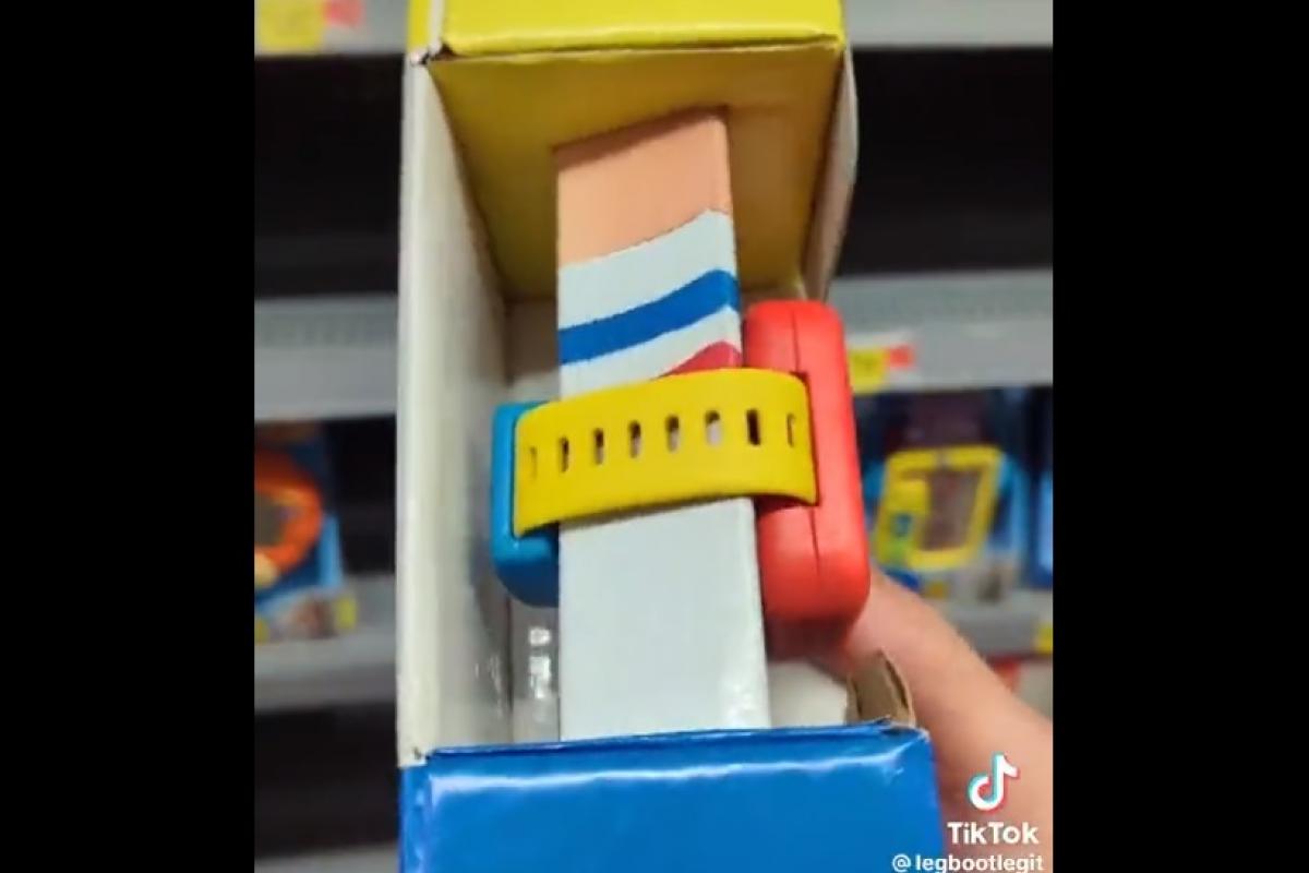 El producto comprado por el usuario de TikTok @legbootlegit