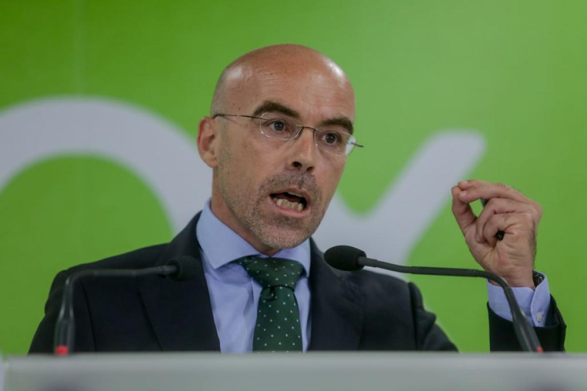 El vicepresidente de Acción Política de Vox, Jorge Buxadé, en una imagen de archivo.