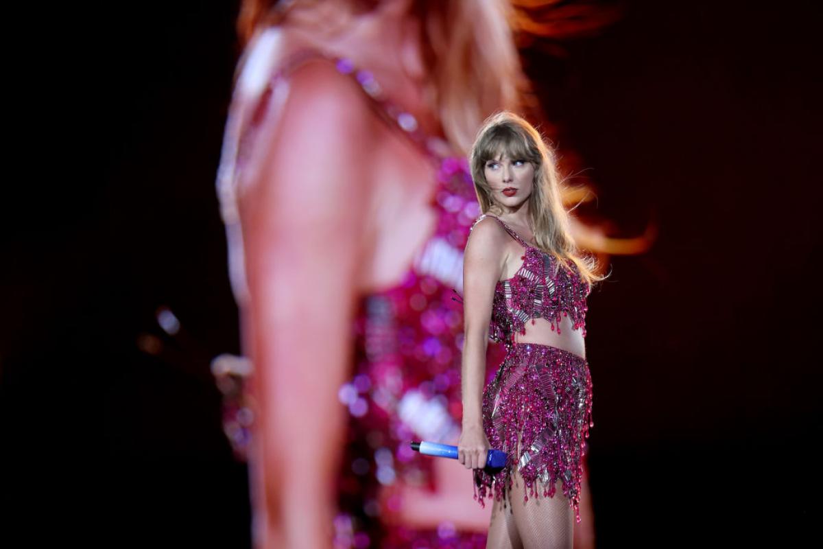 Taylor Swift en el concierto de Seattle de su gira 'The Eras Tour' en Estados Unidos.
