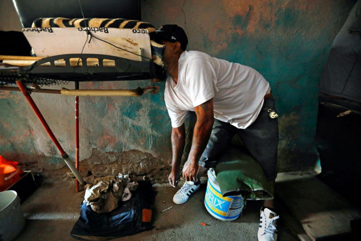 Una persona afectada por el fentanilo.