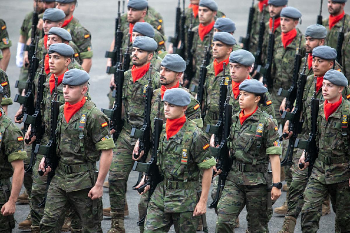 Militares españoles.