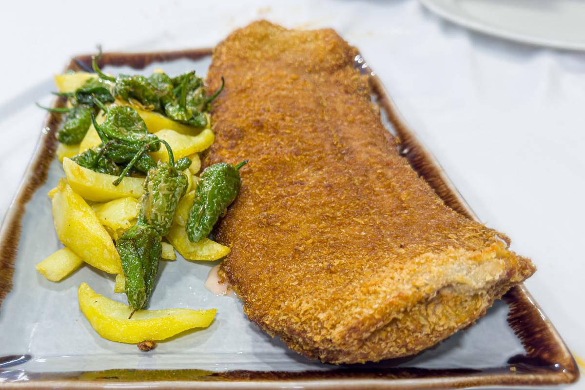 Receta de cachopo de calabacín.