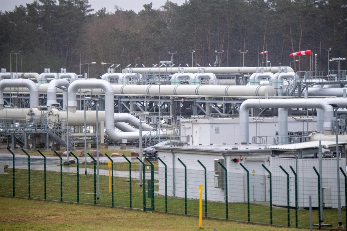 Instalación receptora del gasoducto Nord Stream en Lubmin, Alemania.
