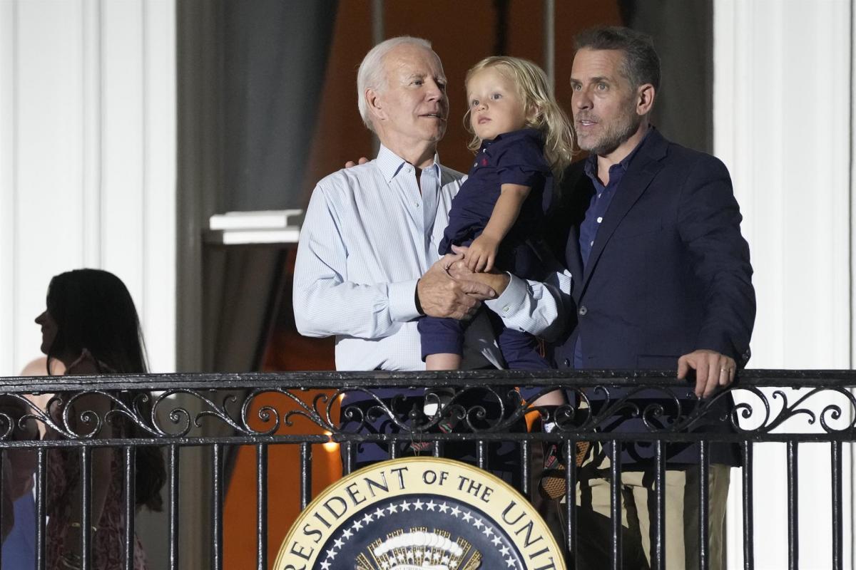 Joe Biden y su hijo Hunter Biden, en una imagen de archivo