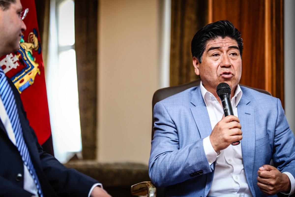 El exalcalde de Quito, Jorge Yunda.