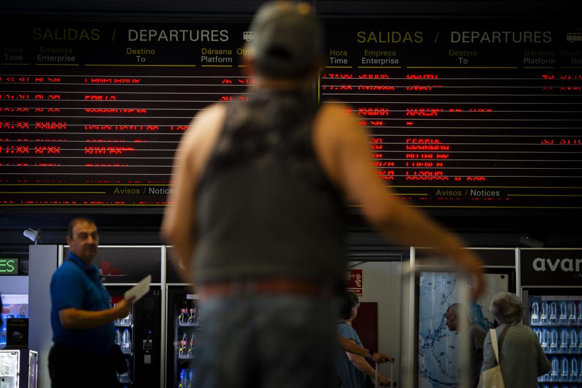 Foto de archivo de la estación de autobús de Méndez Álvaro.