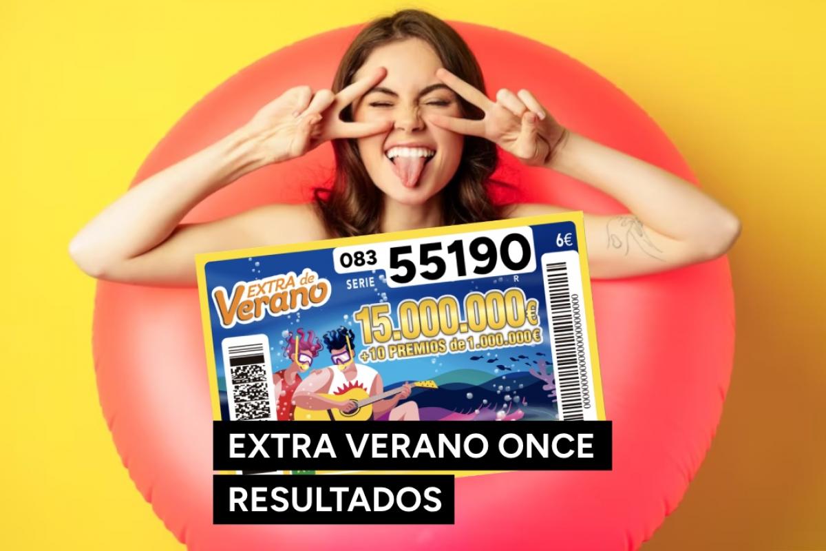 Sorteo Extra de verano de la ONCE 2023 en directo: resultados de hoy 15 de agosto