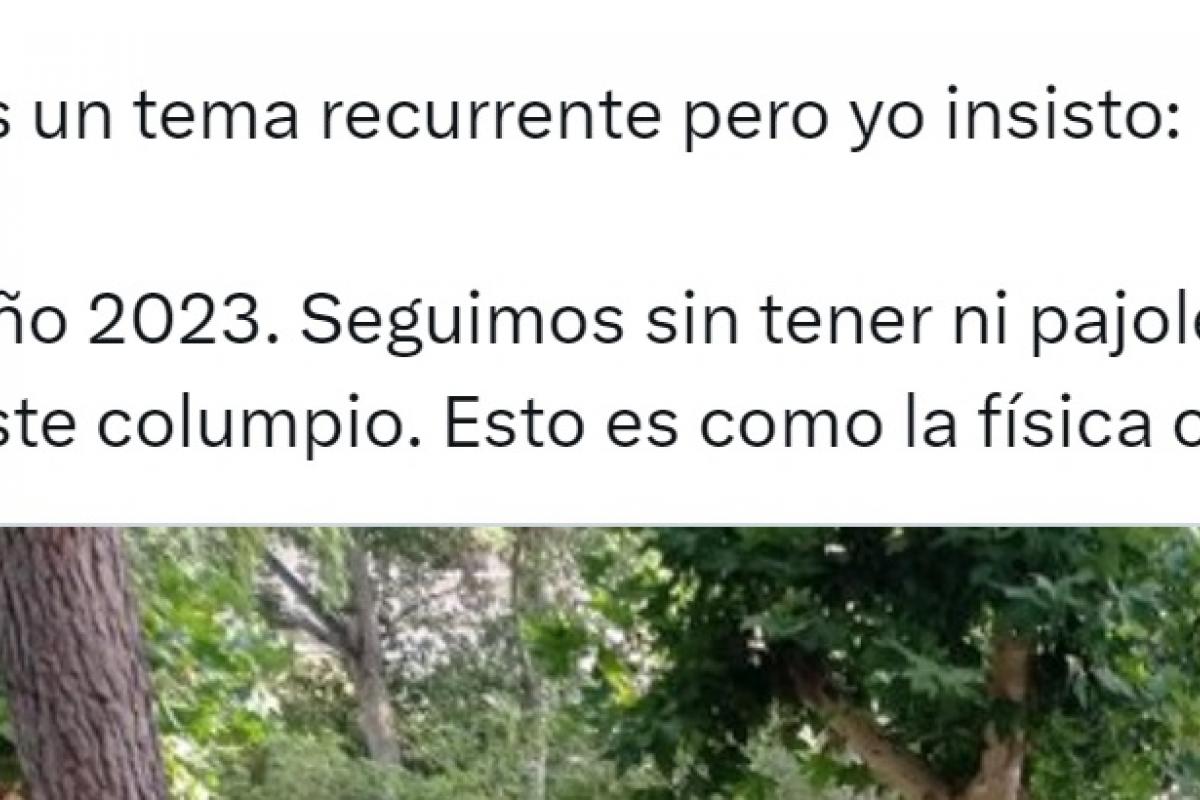 El tuit del columpio publicado por @ostinus77