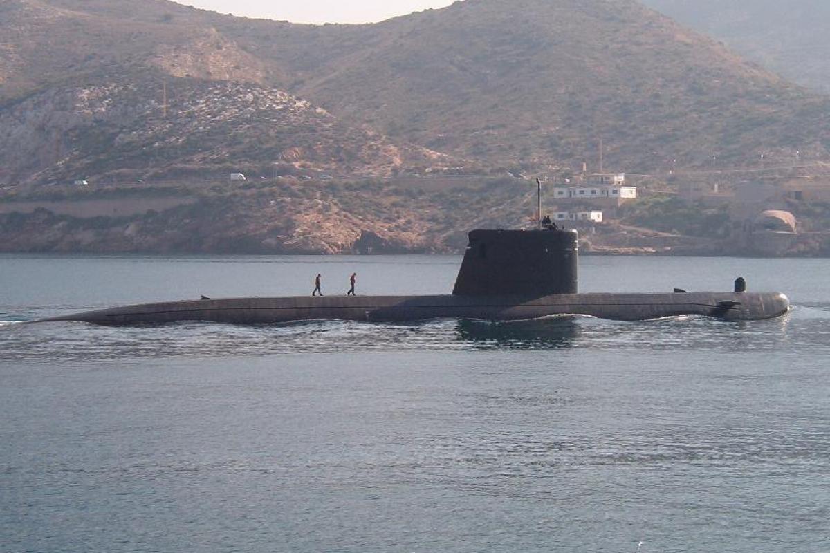 Imagen de archivo del submarino 'Mistral' (S-73).